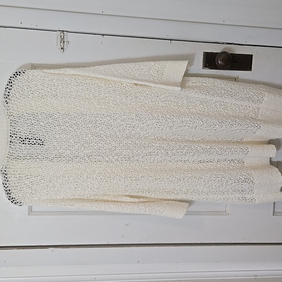 TORRID OFF WHITE OPEN STITCH CARDIGAN WOMENS 2X 18-20 NWT - Picture 5 of 5